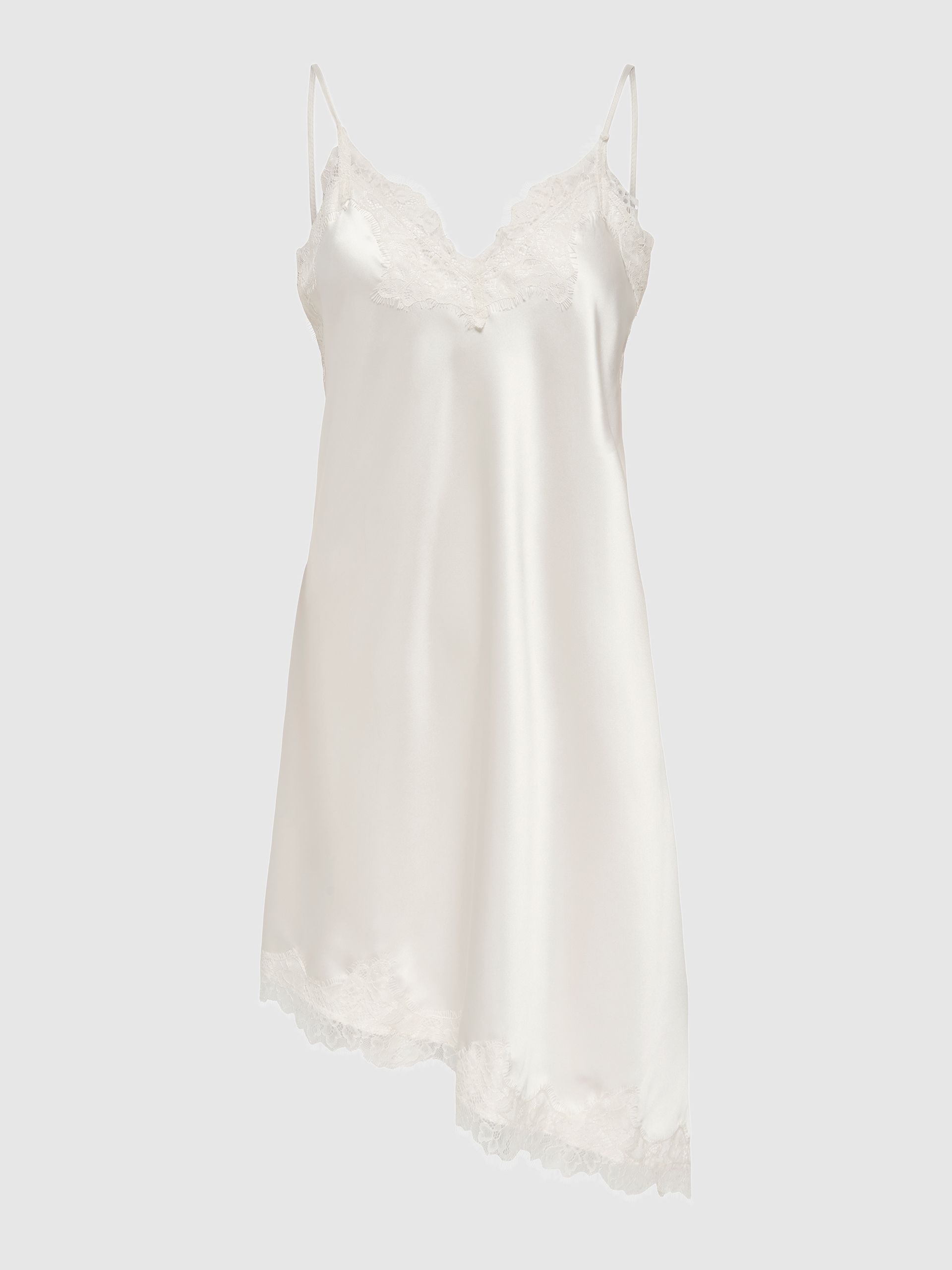 Vestido Only Mulher Onlbella Strap Satin Lace DressWvn Ex Neptune 13 Coffee Bean