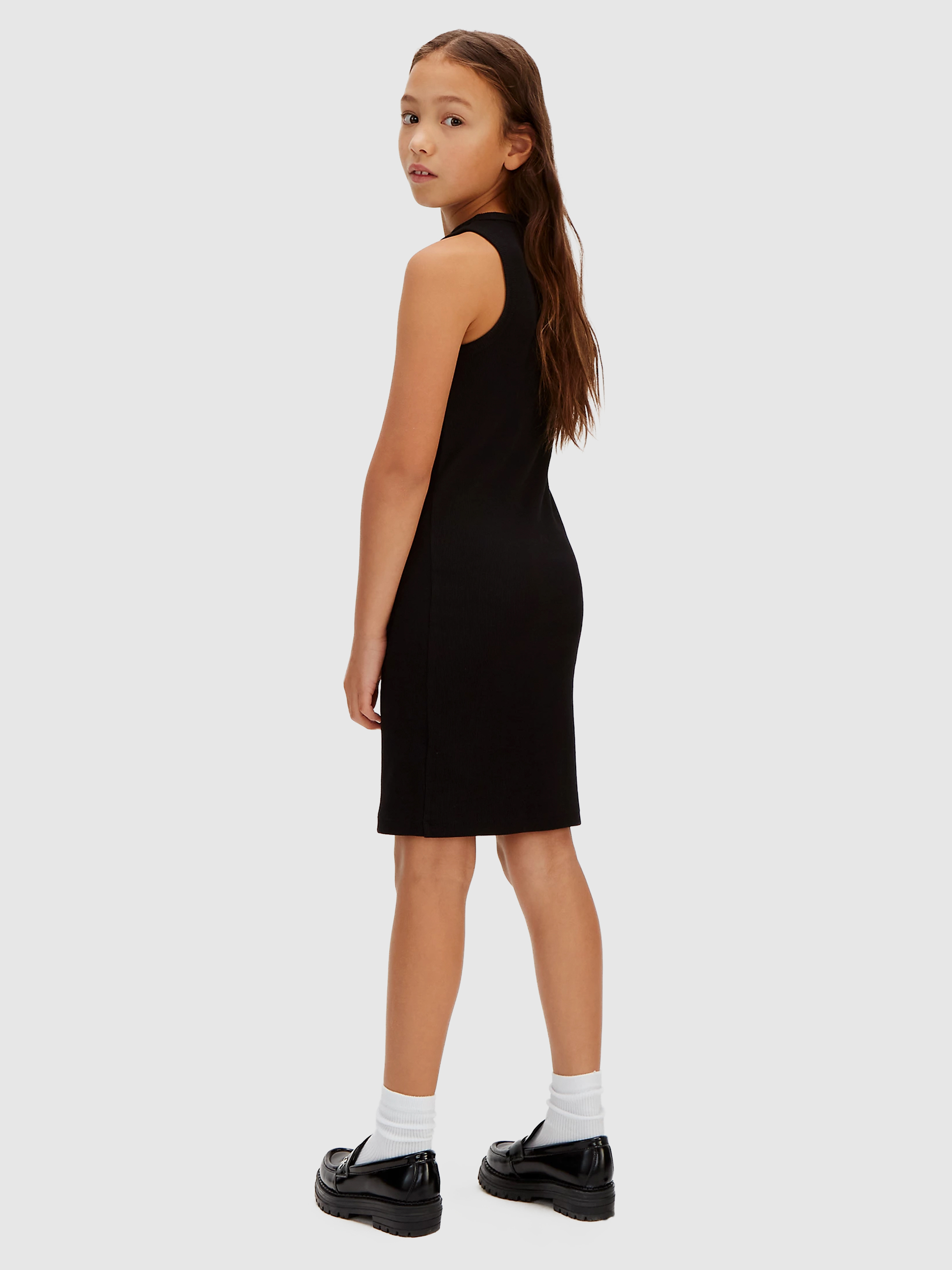 Vestido Calvin Klein Menina Rib Sleeveless Dress