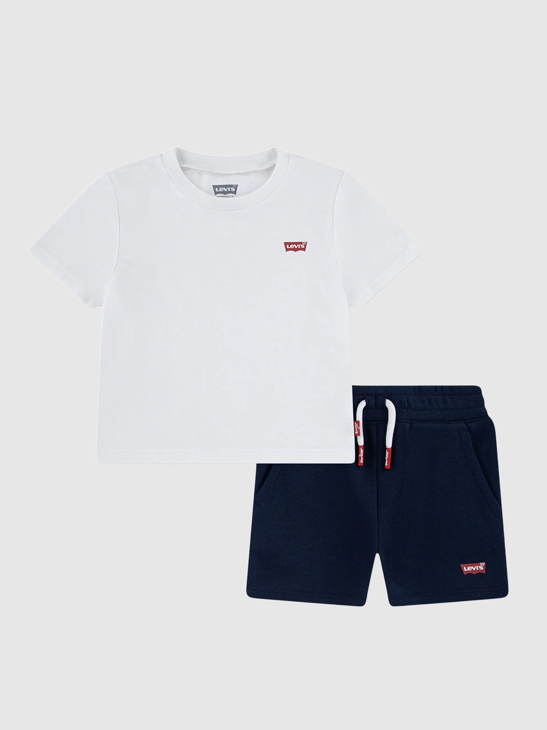 2 Peças Levis Menino Lvb Batwing Tee & Knit Short S