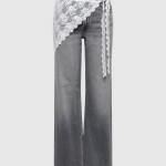 Len�o Only Mulher Onlsof Lace Scarf Wvn Ex Webseller