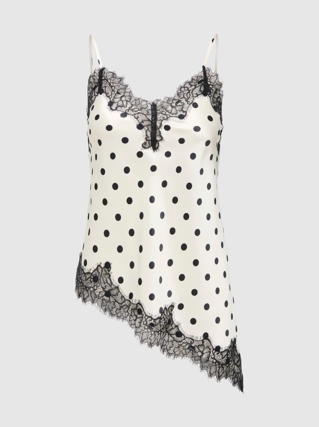 Top Only Mulher Onlbella Strap Satin Lace TopWvn Ex