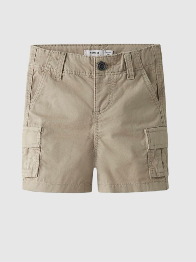 Cal��es Name It Menino Nmmryan Straight Cargo Shorts 1060-Dn Tb
