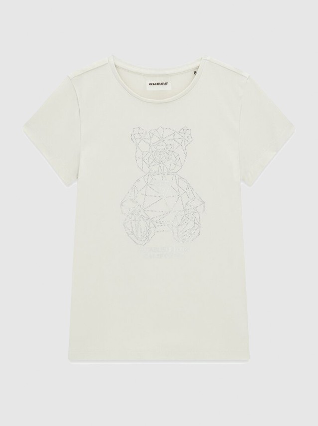 T-Shirt Guess Mulher Romy Ss Cn T-Shirt