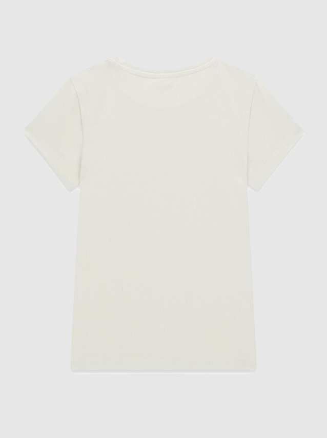 T-Shirt Guess Mulher Romy Ss Cn T-Shirt