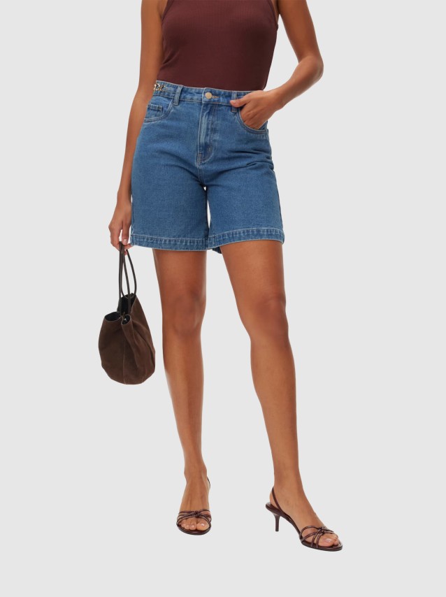 Pantalones Cortos Femenino Vero Moda