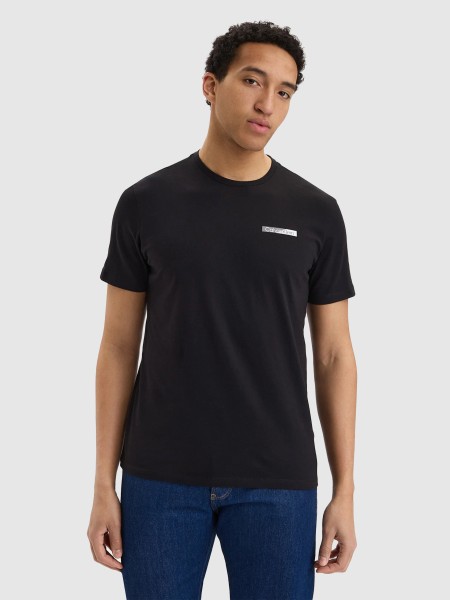 T-Shirt Calvin Klein Homem Ss 30S Eu Spw Split Stndrd Graph