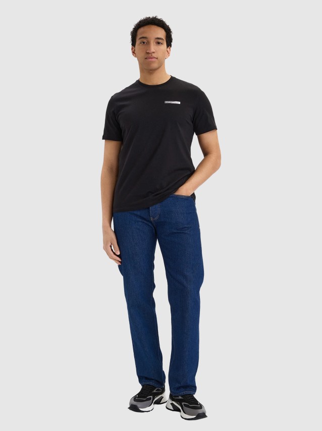 T-Shirt Calvin Klein Homem Ss 30S Eu Spw Split Stndrd Graph