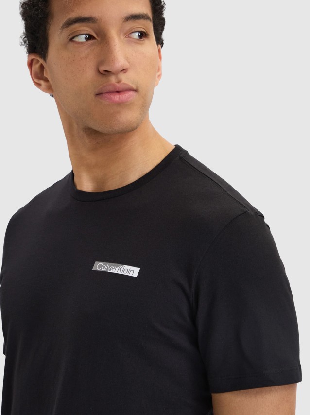 T-Shirt Calvin Klein Homem Ss 30S Eu Spw Split Stndrd Graph