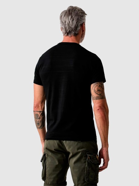 T-Shirt Guess Homem Cn Ss Textured Jersey Tee T-Shirt Guess Homem Cn Ss Textured Jersey Tee