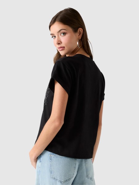 T-Shirt Guess Mulher Ss Cn Round 4G Degrade Hotfix T-Shirt Guess Mulher Ss Cn Round 4G Degrade Hotfix