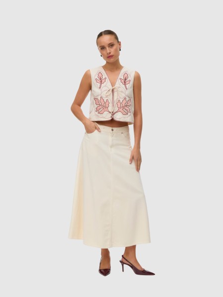 Colete Vero Moda Mulher Vmjamila S/l Vest Wvn Btq Ga Colete Vero Moda Mulher Vmjamila S/l Vest Wvn Btq Ga