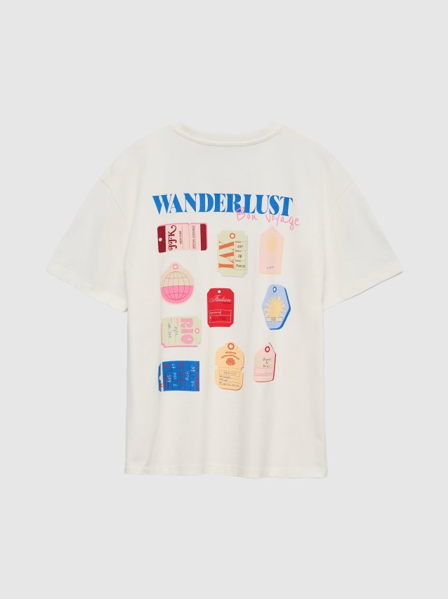 T-Shirt Vero Moda Mulher Vmninna Mia Ss Top Box Jrs