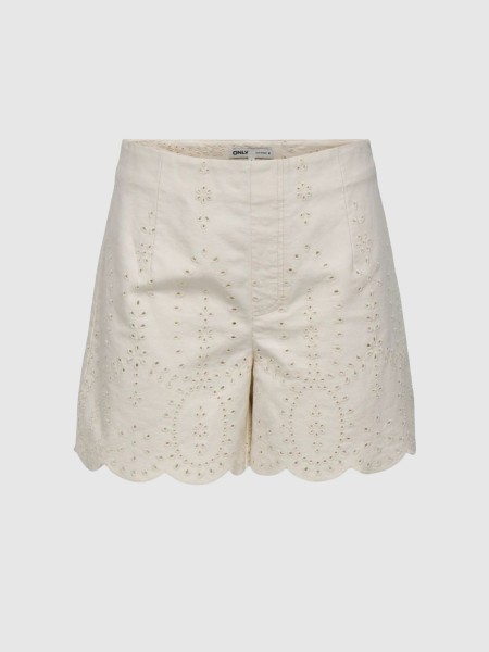 Cal��es Only Mulher Onlelsa Crochet Shorts Otw