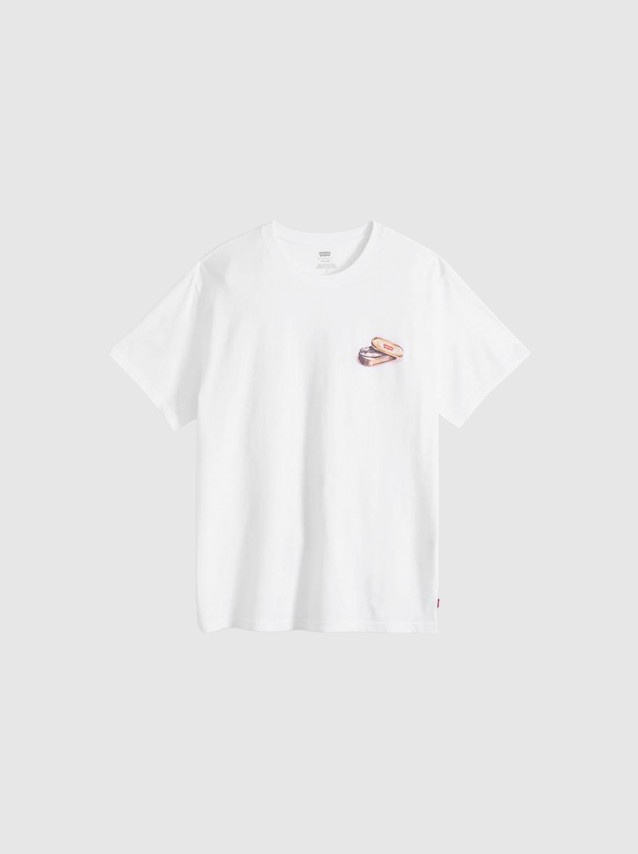 T-Shirt Levis Homem Ss Relaxed Fit Tee Whites