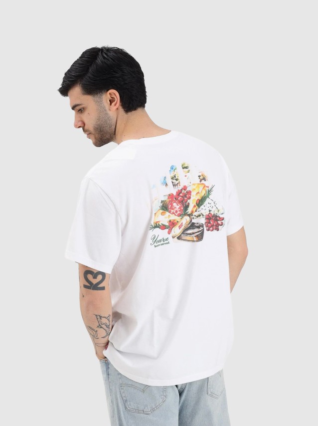 T-Shirt Levis Homem Ss Relaxed Fit Tee Whites