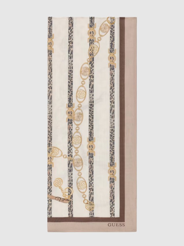 Cachecol Guess Mulher Printed Scarf 70X180