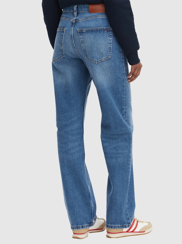 Jeans Tommy Jeans Mulher Layla Hr Slim Str Bj0133 Co