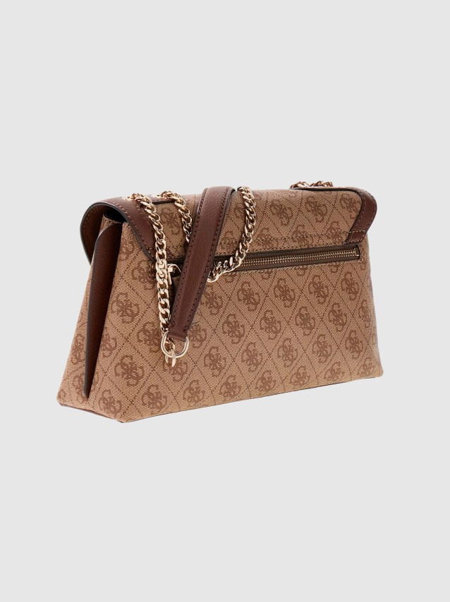Mala Guess Mulher Lindsey Convertible Xbody Flap
