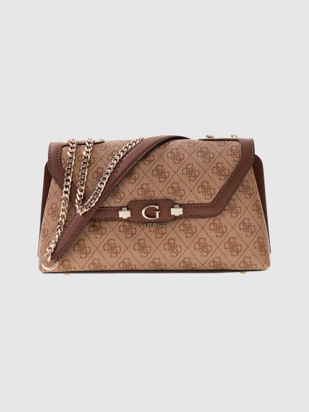 Mala Guess Mulher Lindsey Convertible Xbody Flap