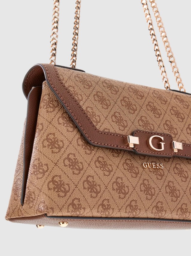 Mala Guess Mulher Lindsey Convertible Xbody Flap