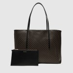 Mala Calvin Klein Mulher Emblem Aop Tote W/ Pouch