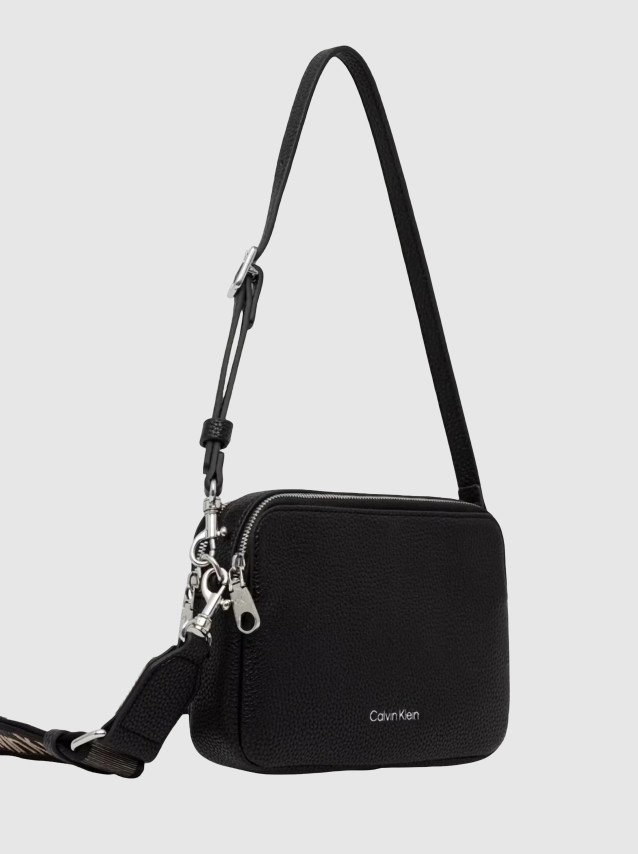 Mala Calvin Klein Mulher Webbing 2X Strap Camera Bag