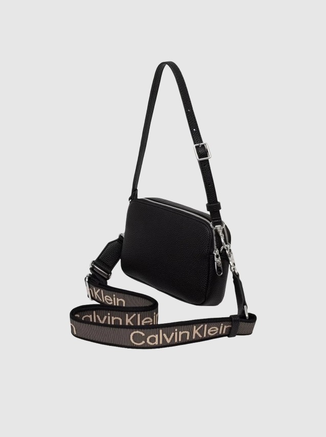 Mala Calvin Klein Mulher Webbing 2X Strap Camera Bag