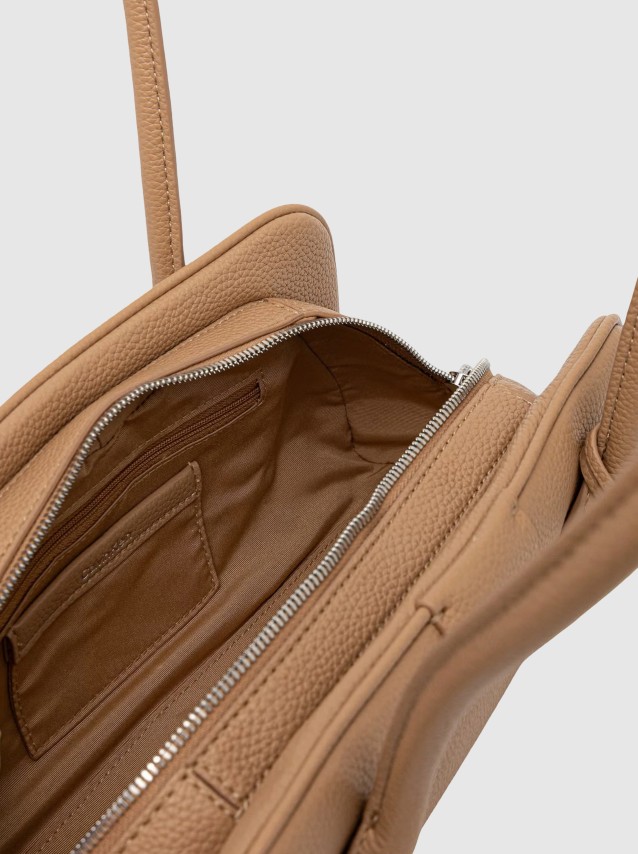 Mala Calvin Klein Mulher Emblem Trio Pebble Shoulder Bag