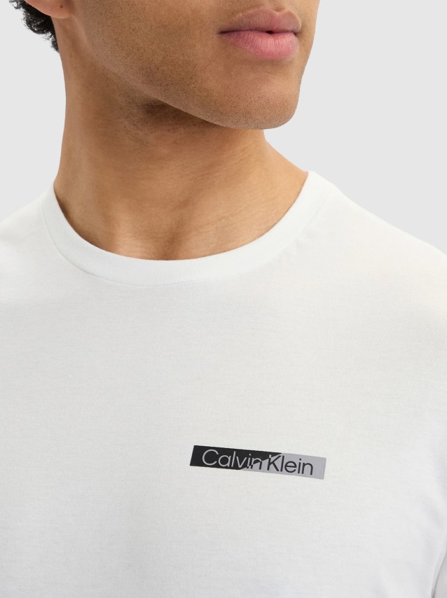 T-Shirt Calvin Klein Homem Ss 30S Eu Spw Split Stndrd Graph
