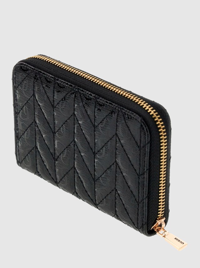 Carteira Guess Mulher Stacey Slg Medium Zip Around
