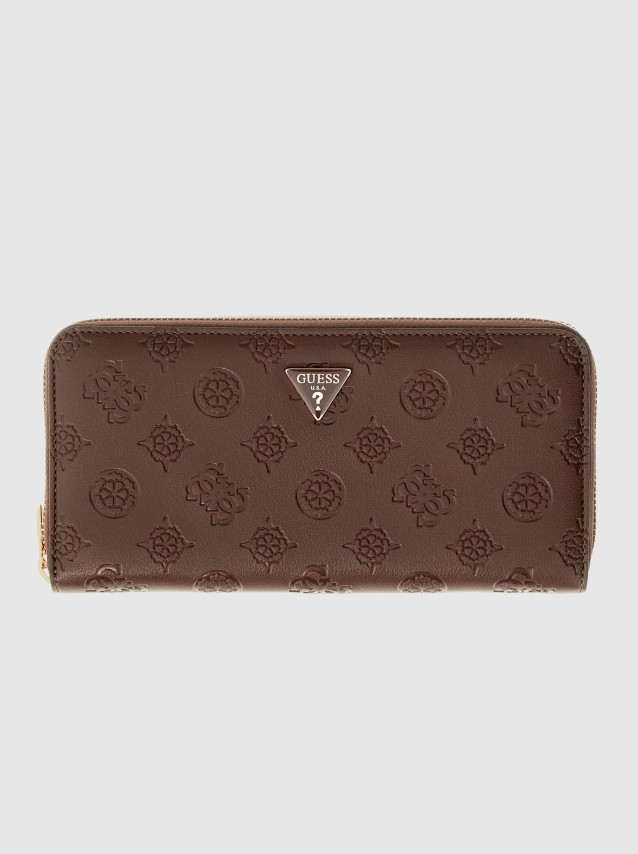 Carteira Guess Mulher Diana Slg Large Zip Around