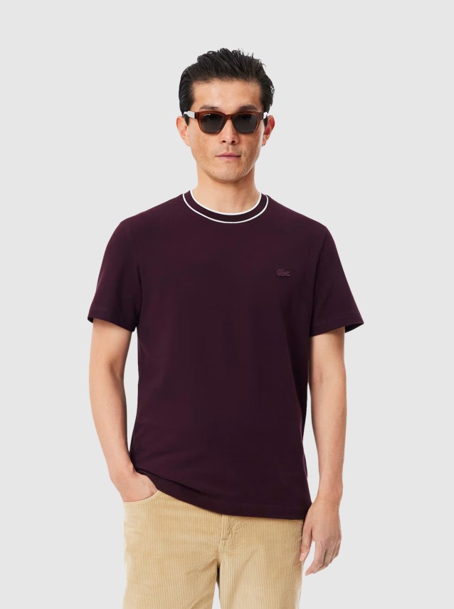 T-Shirt Lacoste Homem Crewneck T-Shirts Male Adult Knit
