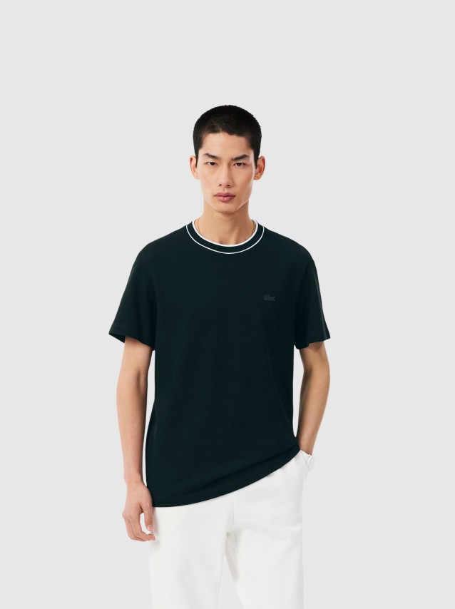 T-Shirt Lacoste Homem Crewneck T-Shirts Male Adult Knit