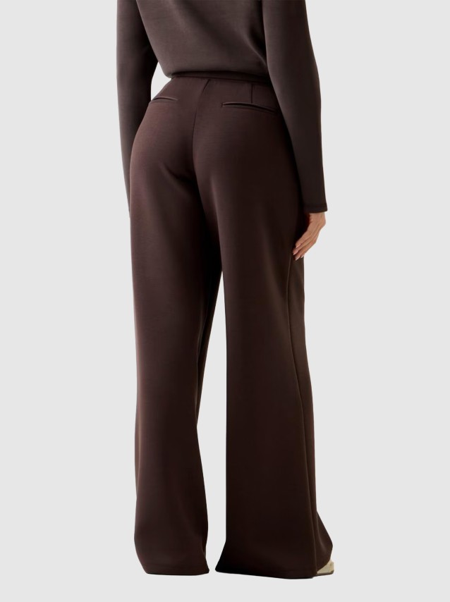 Cal�as Guess Mulher Olympe Wide Leg Pants