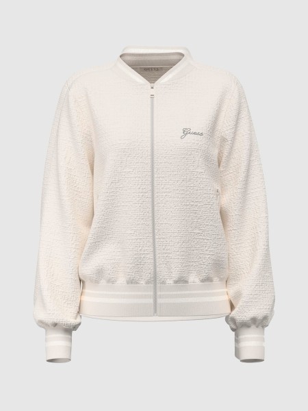Casaco Guess Mulher Jole Bomber Sweatshirt