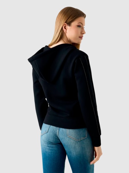 Casaco Guess Mulher New Hooded Scuba Sweatshirt