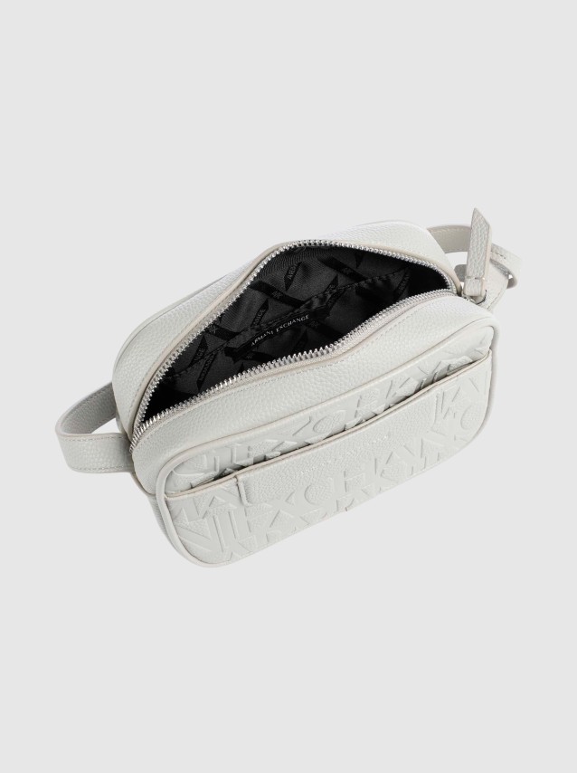 Mala Armani Exchange Mulher Liz Pebble Camera Case