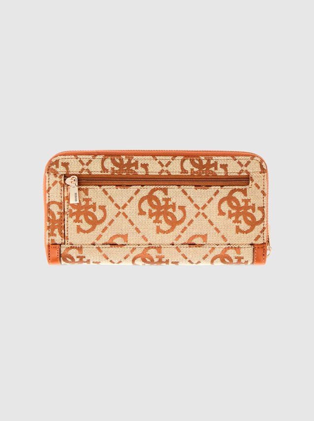 Carteira Guess Mulher Audrey Logo Slg Lrg Zip Around