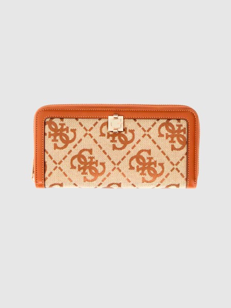Carteira Guess Mulher Audrey Logo Slg Lrg Zip Around Carteira Guess Mulher Audrey Logo Slg Lrg Zip Around
