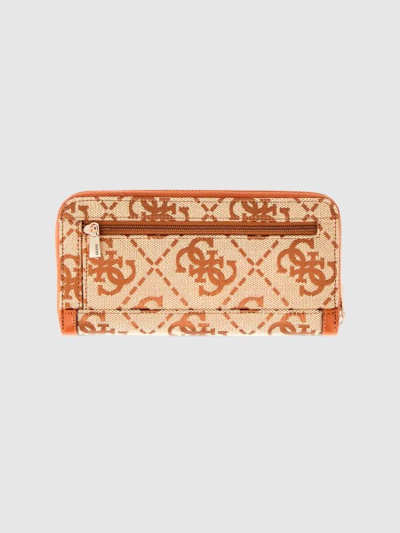 Carteira Guess Mulher Audrey Logo Slg Lrg Zip Around Carteira Guess Mulher Audrey Logo Slg Lrg Zip Around