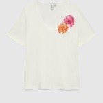 T-Shirt Vero Moda Mulher Vmjitona S/s V-Neck T-Shirt Jrs Btq