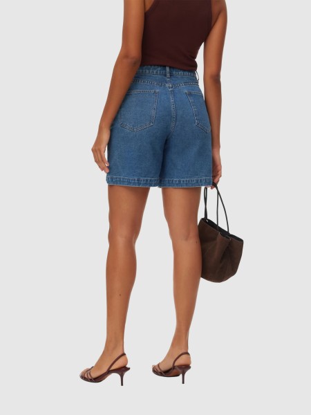 Cal��es Vero Moda Mulher Vmkathy Hr Bermuda Shorts Si357