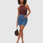 Cal��es Vero Moda Mulher Vmkathy Hr Bermuda Shorts Si357