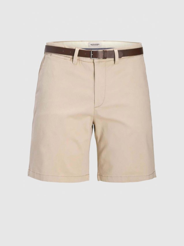 Cal��es Jack & Jones Homem Jpstadam Belted Chino Shorts Srt