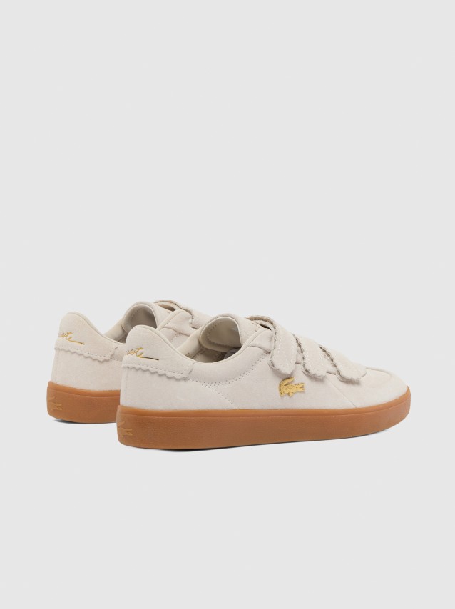 Sapatilha Lacoste Mulher Womens Baseshot Pro Strap Sneakers