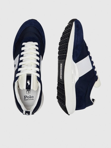 Sapatilha Ralph Lauren Homem Train 89 Ribsneakers-Low Sapatilha Ralph Lauren Homem Train 89 Ribsneakers-Low
