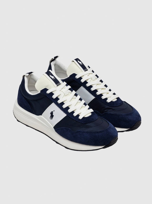 Sapatilha Ralph Lauren Homem Train 89 Ribsneakers-Low