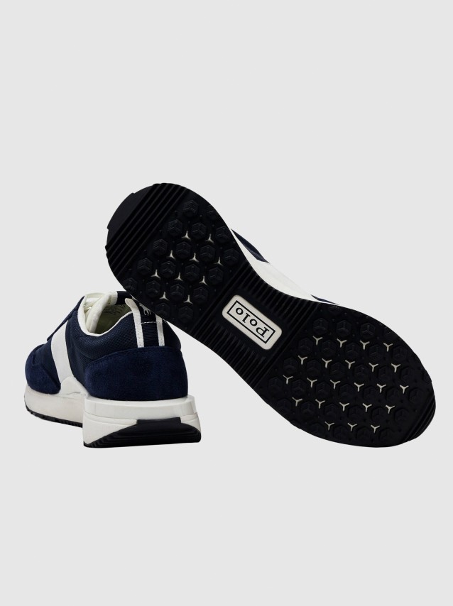 Sapatilha Ralph Lauren Homem Train 89 Ribsneakers-Low