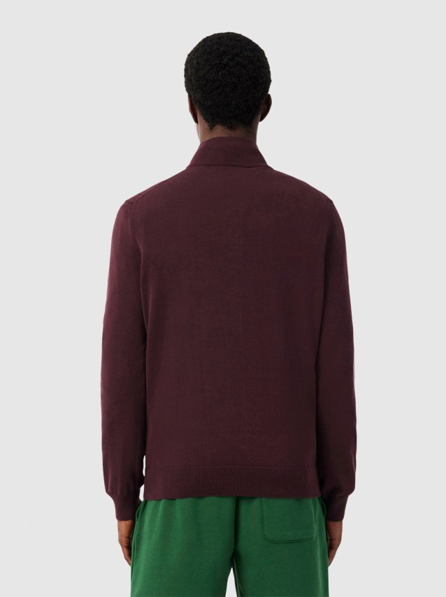 Camisola Lacoste Homem Half-Zip Sweaters Male Adult Sweater