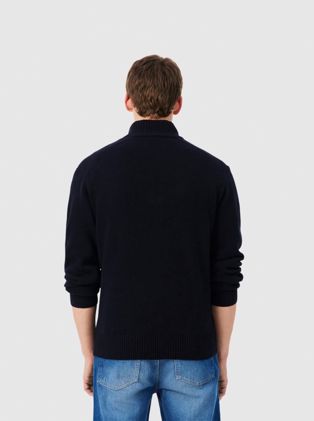 Camisola Lacoste Homem Half-Zip Sweaters Male Adult Sweater
